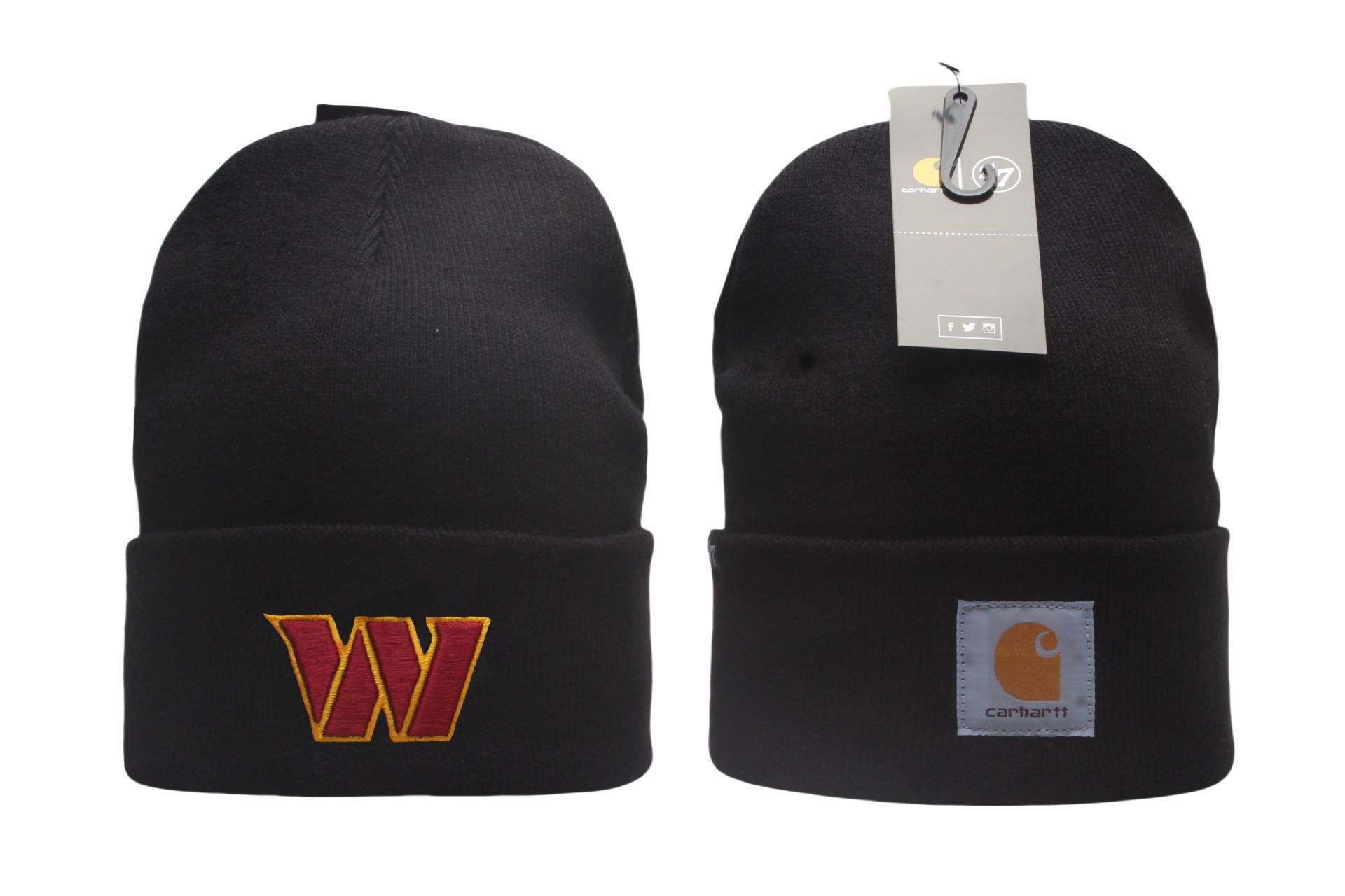 2025 NFL Washington Commanders Hat beanie style 01->->Sports Caps